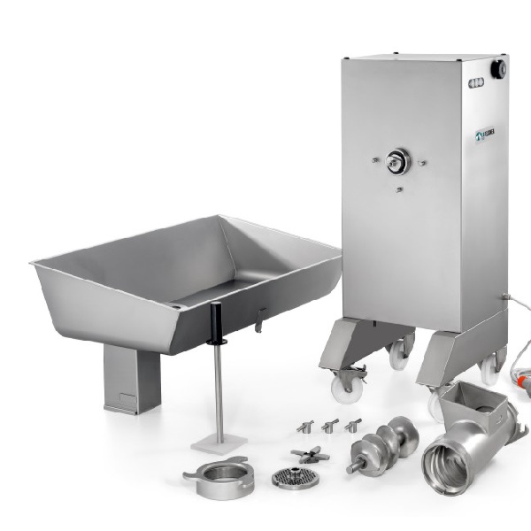 Fleischwolf elektrisch TC 32 Inox mit doppeltem Vorschneider – Bild 3