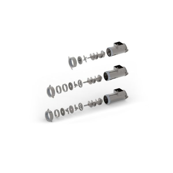 Fleischwolf elektrisch Farmland TC 32 Inox mit doppeltem Vorschneider – Bild 5