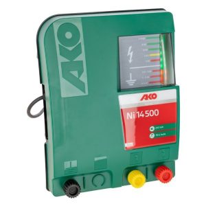 AKO Ni 14500 Weidezaungerät mit 19,5 Joule Leistung für lange Elektrozäune und robuste Tiere mit LED Anzeige
